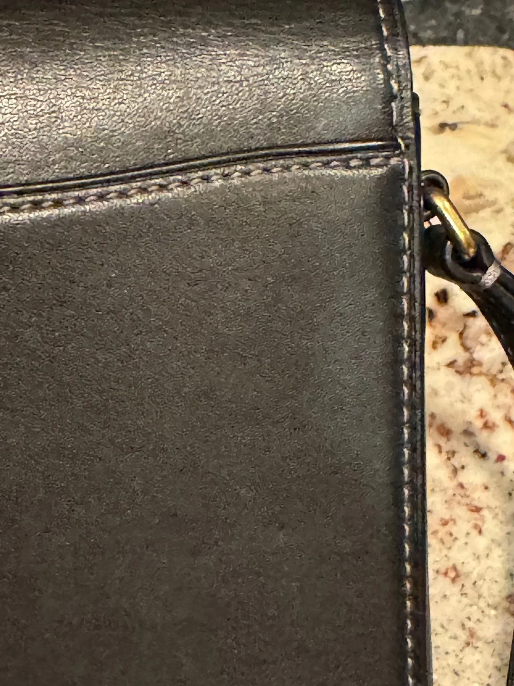 COACH Tall Studio Crossbody in Black Glovetanned Leather (Style CA057)